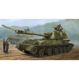   Trumpeter szovjet 2S3 Akatsiya 152 mm önjáró tarack – korai – 1:35 tüzérségi makett