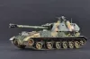 Trumpeter szovjet 2S3 Akatsiya 152 mm önjáró tarack – korai – 1:35 tüzérségi makett