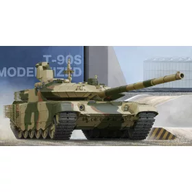   Trumpeter orosz T-90S modernizált változat – 1:35 harcjármű makett