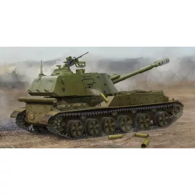   Trumpeter szovjet 2S3 Akatsiya 152 mm önjáró tarack – 1:35 tüzérségi makett