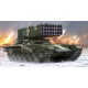 Trumpeter szovjet TOS-1 24 csöves rakéta-sorozatvető – 1:35 tüzérségi makett
