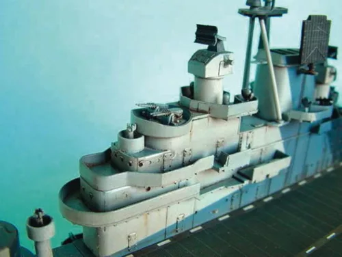 Trumpeter USS Yorktown CV-10 1944 – 1:350 repülőgép-hordozó makett