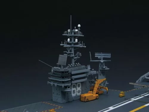Trumpeter USS Nimitz CVN-68 1975 – 1:350 repülőgép-hordozó makett