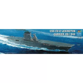   Trumpeter USS Lexington CV 2 – 1:350 repülőgép-hordozó makett