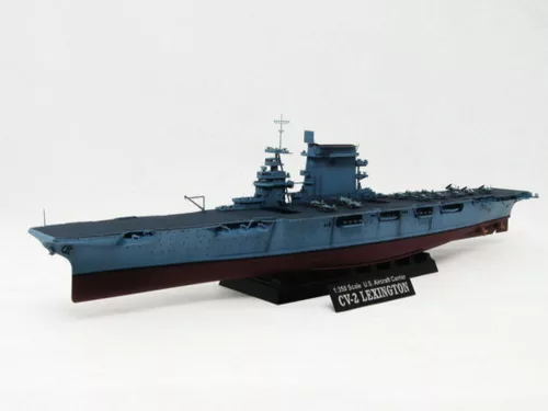 Trumpeter USS Lexington CV 2 – 1:350 repülőgép-hordozó makett