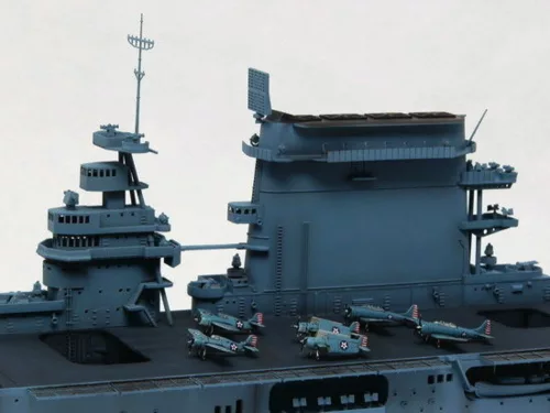 Trumpeter USS Lexington CV 2 – 1:350 repülőgép-hordozó makett