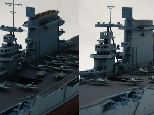 Trumpeter USS Lexington CV 2 – 1:350 repülőgép-hordozó makett