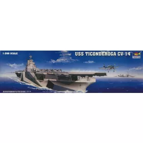   Trumpeter USS Ticonderoga CV-14 – 1:350 repülőgép-hordozó makett