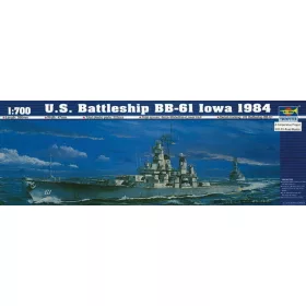   Trumpeter csatahajó USS Iowa BB-61 1984 – 1:700 hajómakett