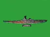 Trumpeter csatahajó USS Iowa BB-61 1984 – 1:700 hajómakett