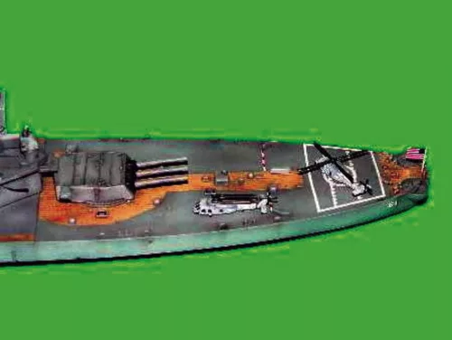 Trumpeter csatahajó USS Iowa BB-61 1984 – 1:700 hajómakett