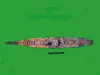 Trumpeter csatahajó USS Iowa BB-61 1984 – 1:700 hajómakett