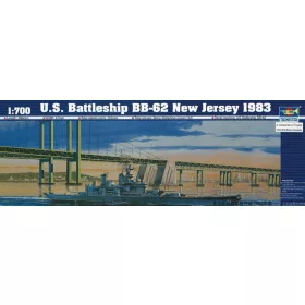   Trumpeter csatahajó USS New Jersey BB-62 1983 – 1:700 hajómakett