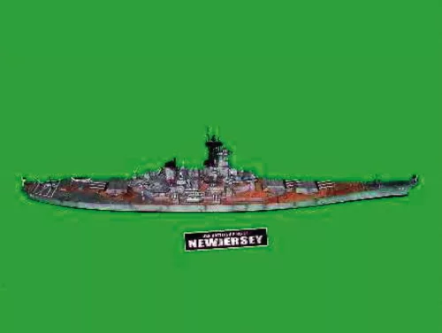 Trumpeter csatahajó USS New Jersey BB-62 1983 – 1:700 hajómakett