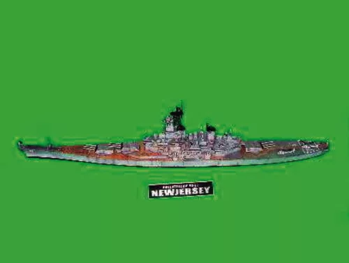 Trumpeter csatahajó USS New Jersey BB-62 1983 – 1:700 hajómakett