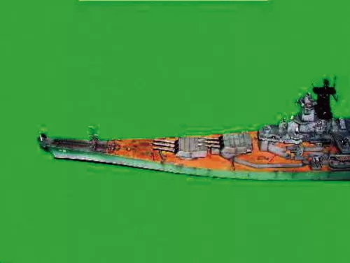 Trumpeter csatahajó USS New Jersey BB-62 1983 – 1:700 hajómakett