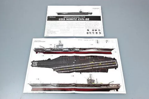 Trumpeter USS Nimitz CVN-68 – 1:700 repülőgép-hordozó makett