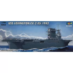   Trumpeter USS Lexington CV-2 – 1942. május – 1:700 repülőgép-hordozó makett