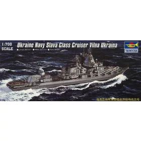   Trumpeter ukrán Vilna Ukraina Slava osztályú cirkáló – 1:700 hajómakett