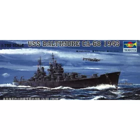 Trumpeter USS Baltimore CA-68 1943 – 1:700 hajómakett