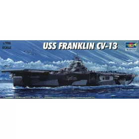   Trumpeter USS Franklin CV-13 – 1:700 repülőgép-hordozó makett