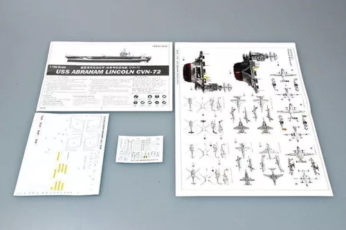 Trumpeter USS Abraham Lincoln CVN-72 – 1:700 repülőgép-hordozó makett