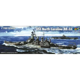 Trumpeter USS North Carolina BB-55 – 1:700 hajómakett