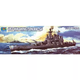 Trumpeter USS Washington BB-56 – 1:700 hajómakett