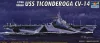 Trumpeter USS Ticonderoga CV-14 – 1:700 repülőgép-hordozó makett