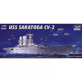   Trumpeter USS Saratoga CV-3 – 1:700 repülőgép-hordozó makett