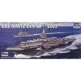   Trumpeter USS Nimitz CVN-68 2005 – 1:700 repülőgép-hordozó makett