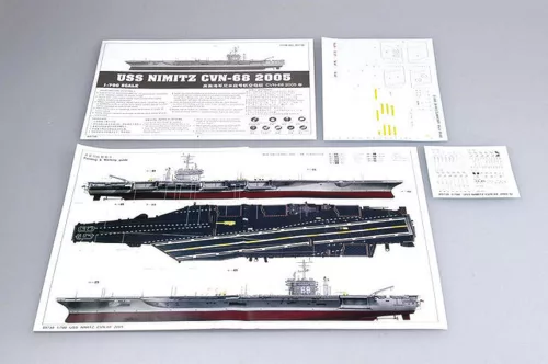 Trumpeter USS Nimitz CVN-68 2005 – 1:700 repülőgép-hordozó makett