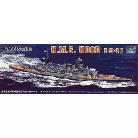 Trumpeter HMS Hood – 1941 – 1:700 hajómakett