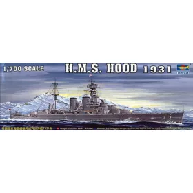 Trumpeter HMS HOOD 1931 – 1:700 hajómakett
