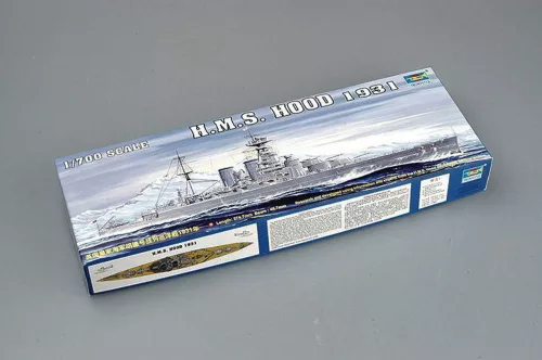 Trumpeter HMS HOOD 1931 – 1:700 hajómakett