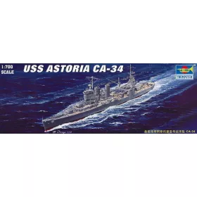 Trumpeter USS Astoria CA-34 1942 – 1:700 hajómakett