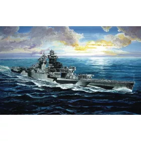   Trumpeter francia haditengerészet RICHELIEU 1943 – 1:700 hajómakett