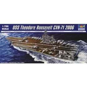   Trumpeter USS Theodore Roosevelt CVN-71 2006 – 1:700 repülőgép-hordozó makett