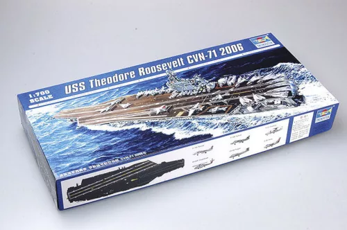 Trumpeter USS Theodore Roosevelt CVN-71 2006 – 1:700 repülőgép-hordozó makett