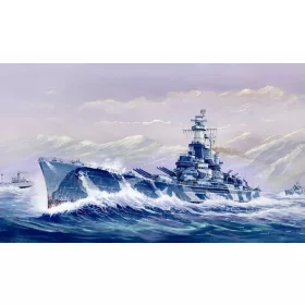 Trumpeter USS Alabama (BB-60) – 1:700 hajómakett