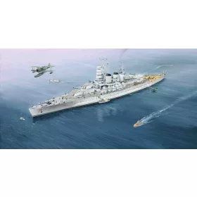   Trumpeter olasz haditengerészet csatahajó RN V. Veneto 1940 – 1:700 hajómakett