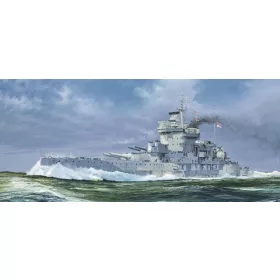 Trumpeter HMS Warspite 1942 – 1:700 hajómakett