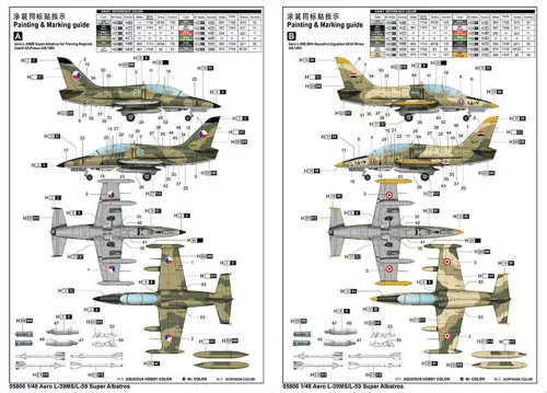 Trumpeter L-59 Albatros – 1:48 repülőgép makett