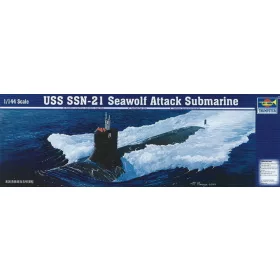   Trumpeter tengeralattjáró USS SSN-21 Seawolf – 1:144 tengeralattjáró makett