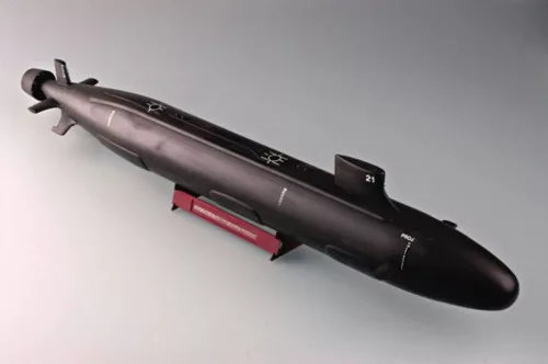 Trumpeter tengeralattjáró USS SSN-21 Seawolf – 1:144 tengeralattjáró makett