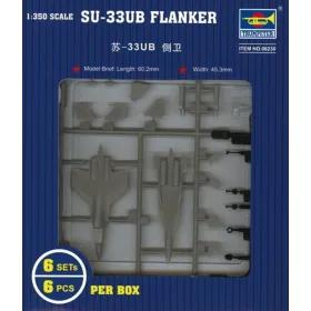 Trumpeter Su-33 UB Flanker – 1:350 repülőgép makett