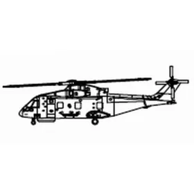 Trumpeter EH-101 – 3 db – 1:350 helikopter makett