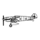 Trumpeter Bf 109T – 1:350 repülőgép makett