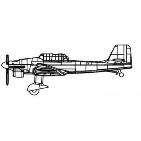 Trumpeter JU-87 – 1:350 repülőgép makett
