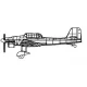 Trumpeter JU-87 – 1:350 repülőgép makett